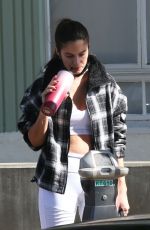 SARA SAMPAIO Heading to a Gym in Los Angeles 11/13/2020