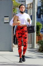 SARA SAMPAIO Leaves Dogpound Gym in Los Angeles 11/12/2020