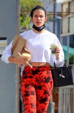 SARA SAMPAIO Leaves Dogpound Gym in Los Angeles 11/12/2020