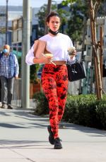 SARA SAMPAIO Leaves Dogpound Gym in Los Angeles 11/12/2020