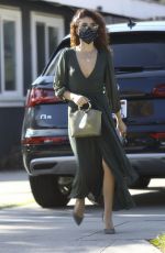 SARAH HYLAND Arrives at a Birthday Party in Los Angeles 11/19/2020