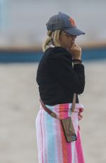 SARAH MICHELLE GELLAR Out on the Beach in Malibu 11/06/2020