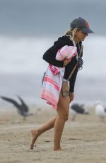 SARAH MICHELLE GELLAR Out on the Beach in Malibu 11/06/2020