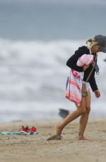SARAH MICHELLE GELLAR Out on the Beach in Malibu 11/06/2020