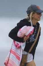 SARAH MICHELLE GELLAR Out on the Beach in Malibu 11/06/2020