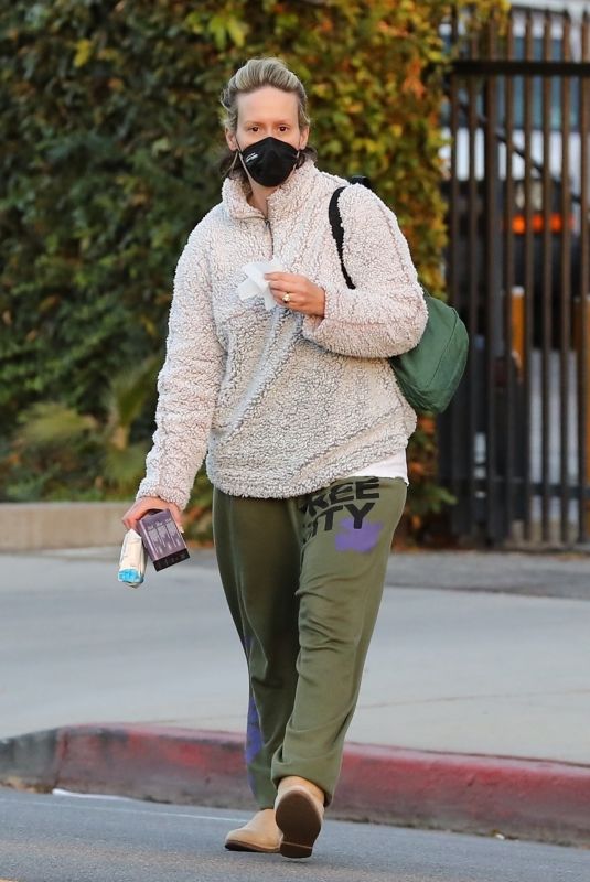 SARAH PAULSON Leaves Balayage by Nancy Braun Hair Salon in Beverly Hills 11/10/2020
