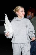 SARAH SNYDER Leaves a Halloween Party in Los Angeles 10/31/2020