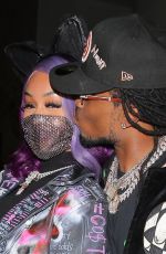 SAWEETIE and Quavo Out for Dinner in West Hollywood 10/31/2020