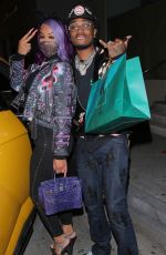 SAWEETIE and Quavo Out for Dinner in West Hollywood 10/31/2020