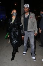 SAWEETIE Arrives at Prettylittlething Launch Dinner in West Hollywood 11/15/2020