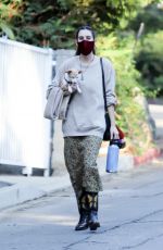SCOUT WILLIS Out with Her Dog in Los Feliz 11/13/2020