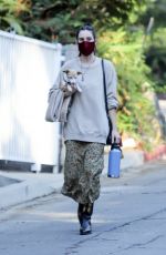SCOUT WILLIS Out with Her Dog in Los Feliz 11/13/2020