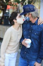 SELMA BLAIR and David Lyons Out for Coffee in Los Angeles 11/21/2020