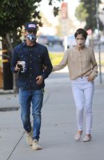 SELMA BLAIR and David Lyons Out for Coffee in Los Angeles 11/21/2020