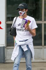 SELMA BLAIR at a Gas Station in Los Angeles 11/01/2020