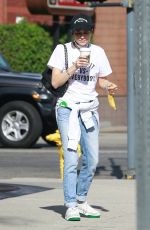 SELMA BLAIR at a Gas Station in Los Angeles 11/01/2020
