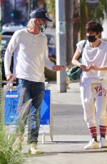 SELMA BLAIR Out Shopping on Melrose Ave in Hollywood 11/15/2020