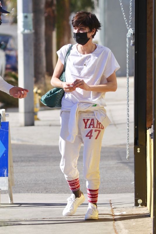 SELMA BLAIR Out Shopping on Melrose Ave in Hollywood 11/15/2020