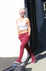 SHARNA BURGESS Arrive at Dancing with the Stars Studio in Los Angeles 11/17/2020