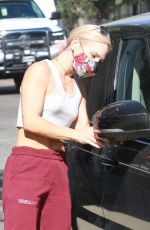 SHARNA BURGESS Arrive at Dancing with the Stars Studio in Los Angeles 11/17/2020