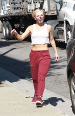 SHARNA BURGESS Arrive at Dancing with the Stars Studio in Los Angeles 11/17/2020