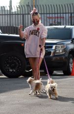 SHARNA BURGESS Arrives at DWTS Studio in Los Angeles 11/3/2020