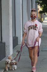 SHARNA BURGESS Arrives at DWTS Studio in Los Angeles 11/3/2020