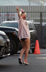 SHARNA BURGESS Arrives at DWTS Studio in Los Angeles 11/3/2020