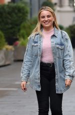 SIAN WELBY Leaves Global Studios in London 11/09/2020