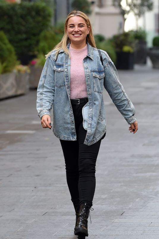 SIAN WELBY Leaves Global Studios in London 11/09/2020