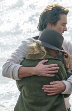 SIENNA MILLER on the Set of 