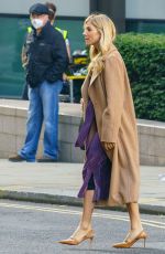 SIENNA MILLER on the Set of 
