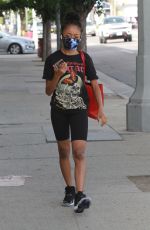 SKAI JACKSON Heading to DWTS Studio in Los Angeles 11/05/2020