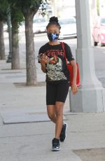 SKAI JACKSON Heading to DWTS Studio in Los Angeles 11/05/2020