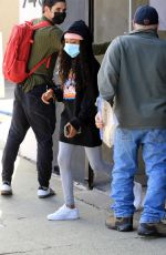 SKAI JACKSON Leaves DWTS Rehersal in Los Angeles 11/03/2020