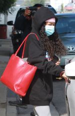 SKAI JACKSON Leaves DWTS Rehersal in Los Angeles 11/03/2020
