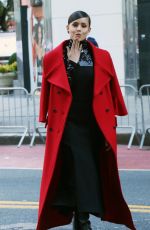 SOFIA CARSON Filming for Macy