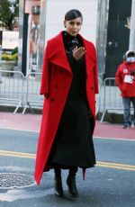 SOFIA CARSON Filming for Macy