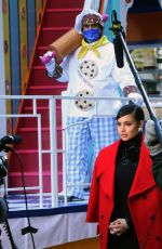 SOFIA CARSON Filming for Macy