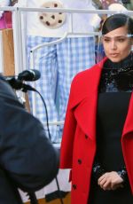 SOFIA CARSON Filming for Macy