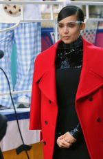 SOFIA CARSON Filming for Macy
