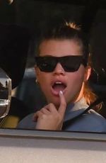 SOFIA RICHIE Driving Out in Los Angeles 11/12/2020