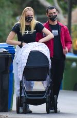 SOPHIE TURNER and Joe Jonas Out in Los Angeles 11/18/2020