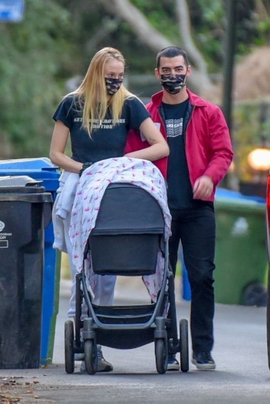 SOPHIE TURNER and Joe Jonas Out in Los Angeles 11/18/2020