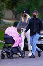 SOPHIE TURNER and Joe Jonas Out on Thanksgiving Day in Los Angeles 11/26/2020
