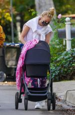 SOPHIE TURNER and Joe Jonas Out with Daughter Willa in Los Angeles 11/20/2020