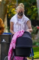 SOPHIE TURNER and Joe Jonas Out with Daughter Willa in Los Angeles 11/20/2020