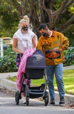 SOPHIE TURNER and Joe Jonas Out with Daughter Willa in Los Angeles 11/20/2020