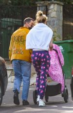 SOPHIE TURNER and Joe Jonas Out with Daughter Willa in Los Angeles 11/20/2020