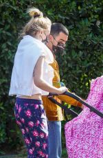 SOPHIE TURNER and Joe Jonas Out with Daughter Willa in Los Angeles 11/20/2020
